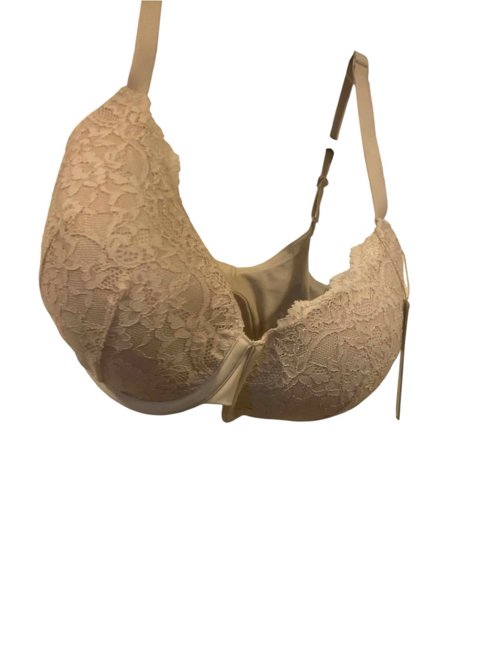 NWT Skims Fits Everybody Lace T-Shirt Bra STONE Size 32DDDD